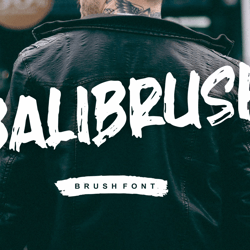Balibrush – Rough Marker Font Trending Fonts - Digital Font