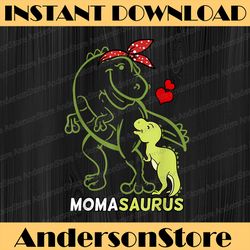 momasaurus moma dinosaur baby mommy mother's day happy mother's day png sublimation design