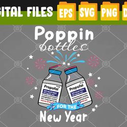 propofol crna medical critical care new years eve icu nurse svg, eps, png, dxf, digital download