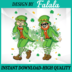 leprechaun griddy dance st patricks day 2023 boys girls png, patrick day png, digital download