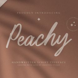 Peachy Handwritten Script Trending Fonts - Digital Font