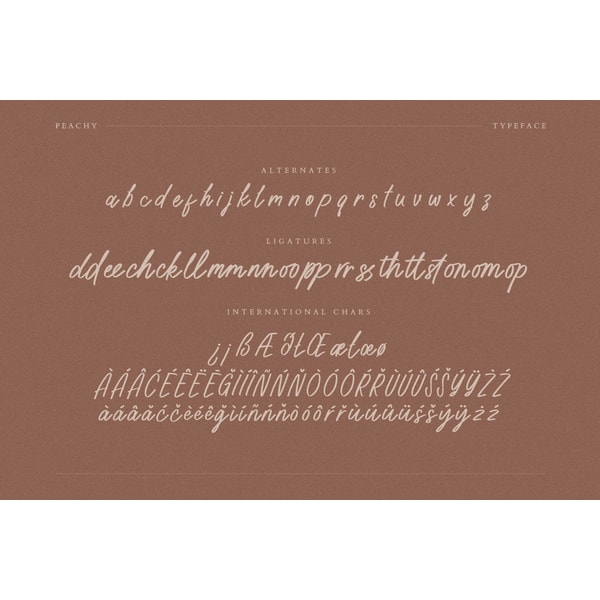 Peachy Handwritten Script Trending Fonts - Digital Font - Inspire Uplift