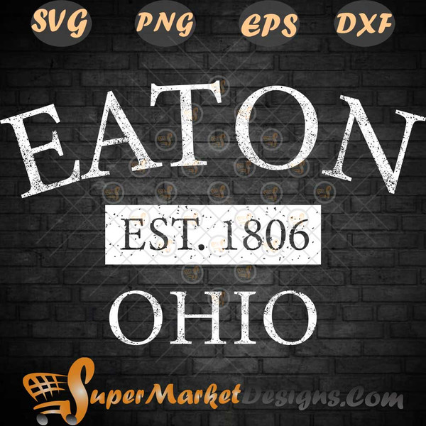 Motors Eaton State Of Ohio City Map Buckeye SVG PNG DXF EPS.jpg