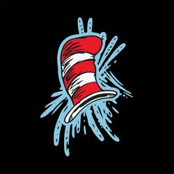 patchy color hat svg, dr seuss svg, the cat in the hat svg, dr. seuss svg, cat svg, hat svg, thing one svg, thing two sv