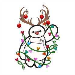 Donkey Christmas Svg, Christmas Svg, Baymax Svg, Christmas Light Svg, Reindeer Hat Svg, Merry Christmas Svg, Christmas P