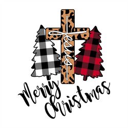 merry christmas jesus svg, christmas svg, merry christmas tree svg, merry christmas svg, pinetree svg, leopard cross svg