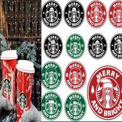 Merry Christmas Starbucks Wrap Christmas, Starbucks Png Cricut