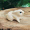 Porcelain figurine white Rabbit 