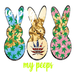 My Peeps Easter Digital Download, PNG Easter Peeps Sublimation Art, Easter Bunnys PNG