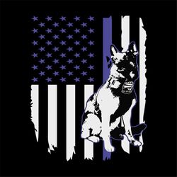 america k9 dog police svg, independence day svg, 4th of july svg, k9 dog svg, police dog svg, patriotic svg, america fla