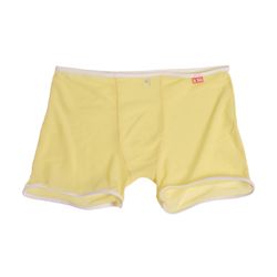 2PK Yellow mesh gauze Uzhot men's sexy underwear transparent boxers underpants 14003