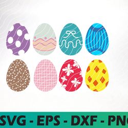 easter eggs svg, egg svg,egg with bow dxf, easter bunny egg cut file, colorful egg clip art, eggs png, easter egg design