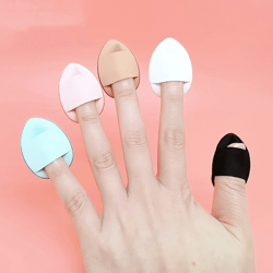 10pcs Water Drop Dry And Wet Makeup Finger Cover