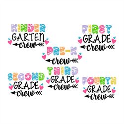 first day of school bundle svg, 100th days svg, kindergarten svg, 1st to 4th grade svg, preschool svg, back to school sv