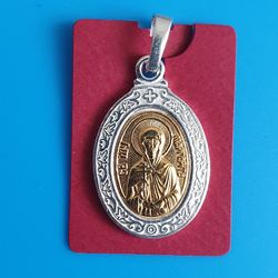 Saint Margaret of Antioch religious blessed icon medallion | free shipping | Orthodox store