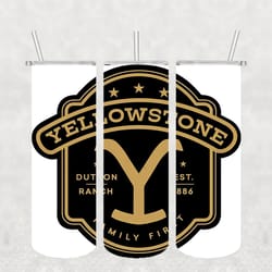 yellowstone first tumbler template sublimation designs download