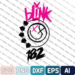 Blink-182 Svg, Blink-182 Music Band Svg, Blink-182 Pop-Punk Band Reunite For World Tour Svg, Blink-182 Fans Lover Gift