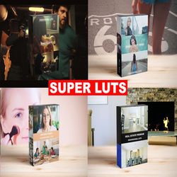 Cinematic LUTs Super Professional LUTs for BMPCC & Sony S-LOG  Mobile & Desktop Presets