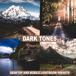 dark tones mobile & desktop presets