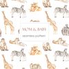 2 Mom and baby Africa watercolor seamless patterns.jpg
