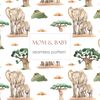 5 Mom and baby Africa watercolor seamless patterns.jpg