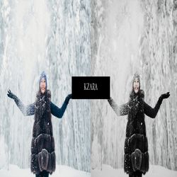 12 x lightroom presets, winter magic presets, outdoor presets, gray tones presets mobile & desktop presets