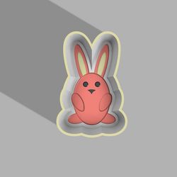 Easter bunny BATH BOMB MOLD STL file