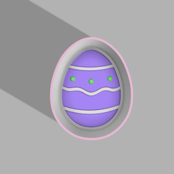 Easter egg BATH BOMB MOLD STL file