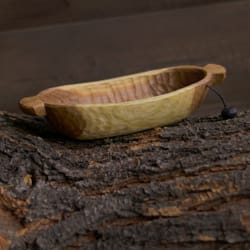 wooden bowl, plate, elm bowl, handcarved plate