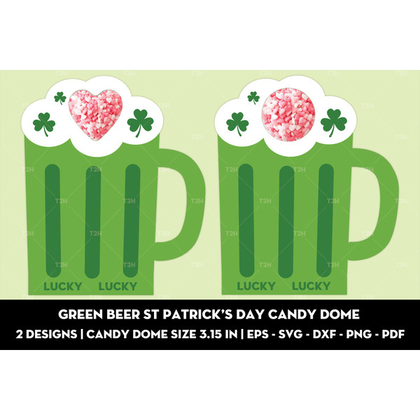 Green beer St Patricks Day candy dome cover.jpg