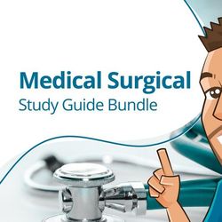 Med Surg Study Guide Bundle  200 Pages  Digital Download| Nursing Bundle  PDF File