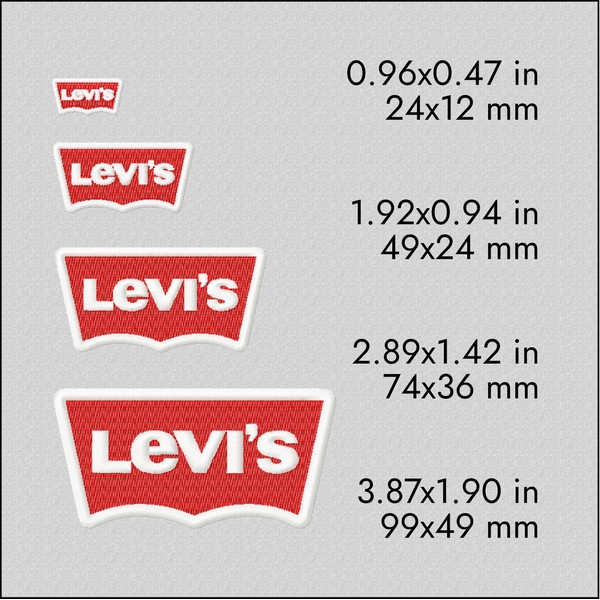 levis logo machine embroidery design