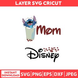 Mom Disney Svg, Disney Shirt Svg, Disney Mothers Day Svg, Disney Svg, Dxf, Png, Jpeg, Pdf Digital file