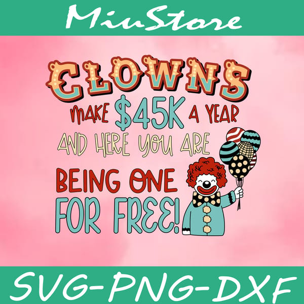Joker Quotes SVG Clowns Make 45k A Year And Here You Are Be Inspire Joker quotes svg clowns make 45k a year and here you are be inspire