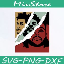 the weeknd svg,png,dxf,cricut