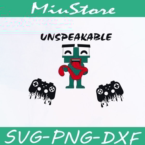 Unspeakable SVG, Play Game SVG,png,dxf,cricut - Inspire Uplift