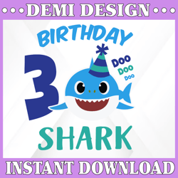 shark 3rd birthday svg, boy birthday shark svg dxf eps, boy third birthday clipart, three year old, baby,shark, 3rd birt