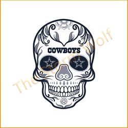 Dallas cowboys skull svg, sport svg, dallas cowboy svg, dallas cowboy nfl svg, nfl sport svg, football svg, nfl football