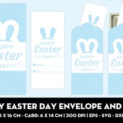 happy easter day envelope and card
