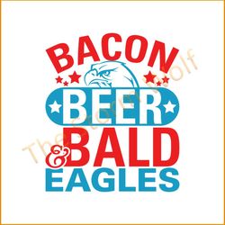 Bacon beer and bald eagles svg, sport svg, philadelphia eagles svg, eagles svg, philadelphia eagles nfl svg, nfl sport s