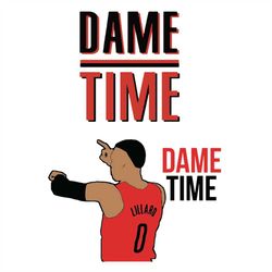 damian lillard dame time bundle svg