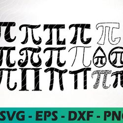 pi symbol mathematics svg, happy pi day svg cut files, pi symbol mandala svg, earring pi day, pi - pie. pi symbol math