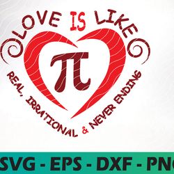 pi day svg,  love is like pi svg, math svg, love svg, pi svg