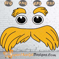 Dr Seuss Lorax Reading America Cat In The Hat SVG PNG DXF EPS