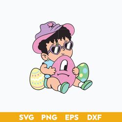 easter baby benito svg, easter bad bunny svg, easter egg svg, happy easter svg, png dxf eps file