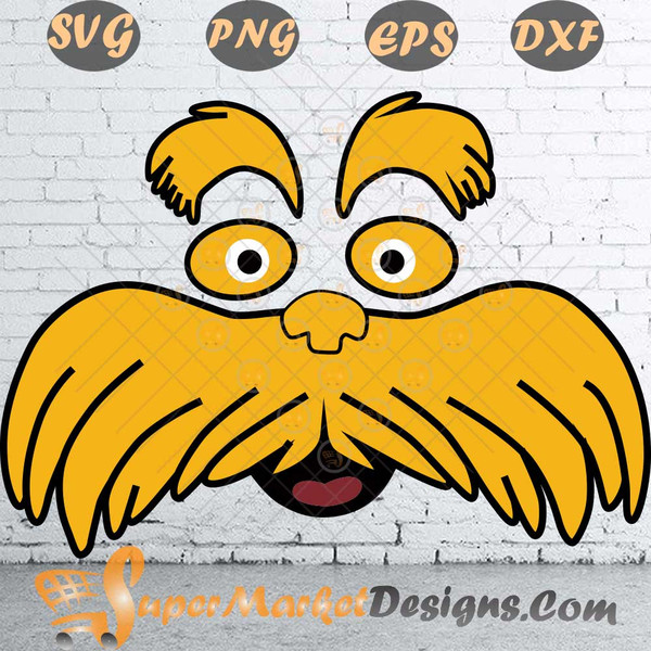 Dr Seuss Lorax In A World You Can Be Anything SVG PNG DXF EPS.jpg