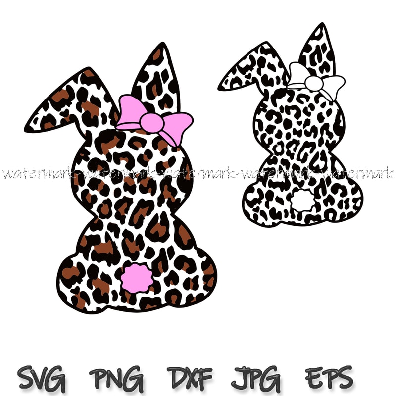 1856 Leopard Easter Bunny svg.png