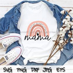 mama rainbow svg, mothers day gift svg, gift for mom svg, mom shirt png, trendy mom svg, new mom gift, baby announcement
