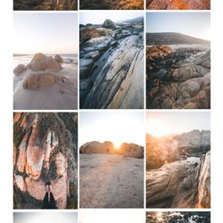 12 x lightroom presets inspired by the seascapes of paternorster | desktop only mobile & desktop presets