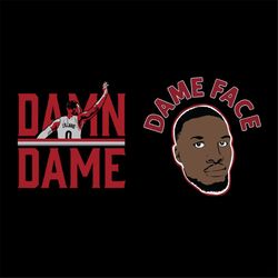 damian lillard dame time bundle svg
